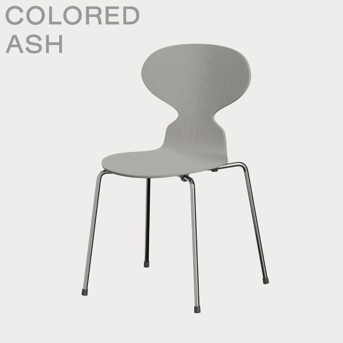正規品　フリッツハンセン　アリンコチェア　4本脚 カラードアッシュ　ライトグレー フリッツ・ハンセン（FRITZ HANSEN）ANT（アリンコチェア）4本脚