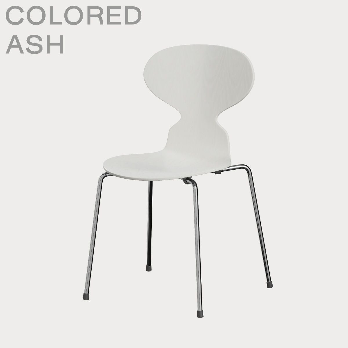 FRITZ HANSEN（フリッツ・ハンセン）ANT（アリンコチェア）4本脚 カラードアッシュ / ホワイト