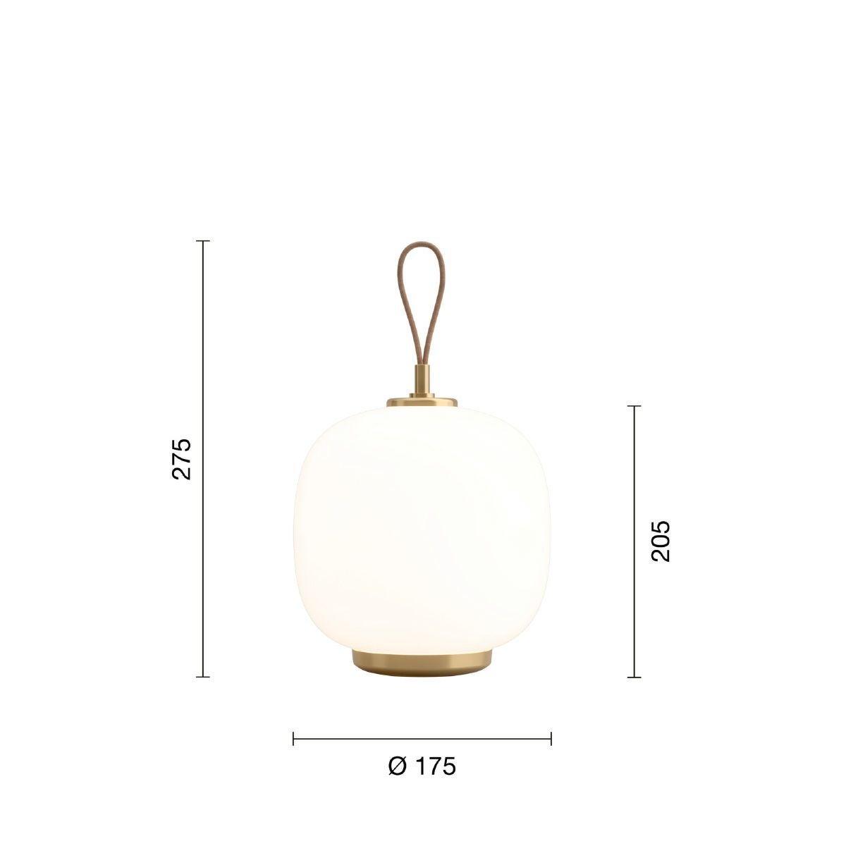 ルイスポールセン（Louis Poulsen）VL45 ラジオハウス ポータブル オパール・ホワイト