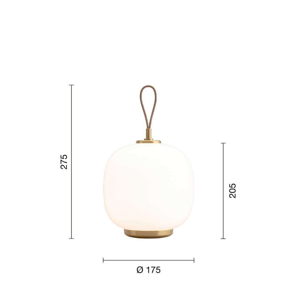 ルイスポールセン（Louis Poulsen）VL45 ラジオハウス ポータブル ペール・ローズ