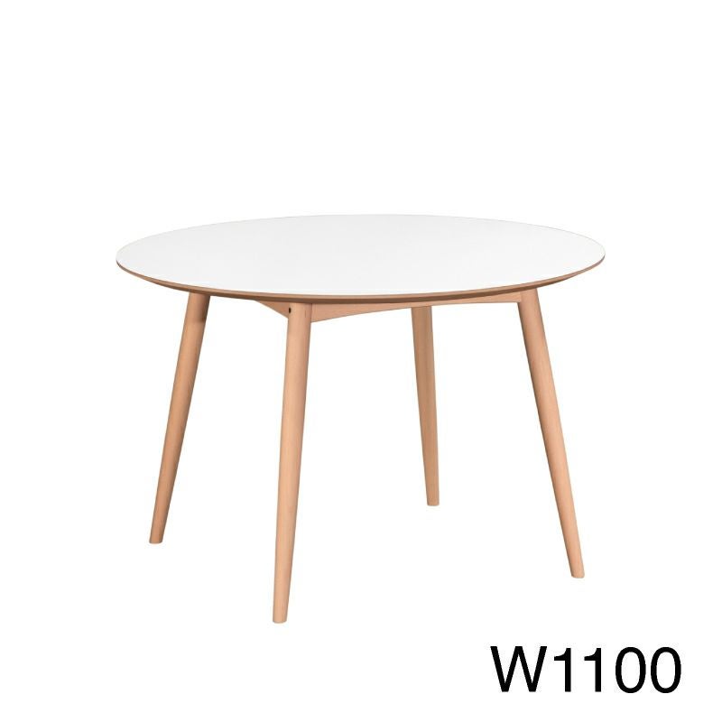 カリモク60+ ラウンドテーブル1100 ピュアビーチ[D36381AE] - カリモク