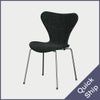 FRITZ HANSEN（フリッツ・ハンセン）SERIES 7（セブンチェア）  フルパディング VANIR - ブラック（193）×クロームベース