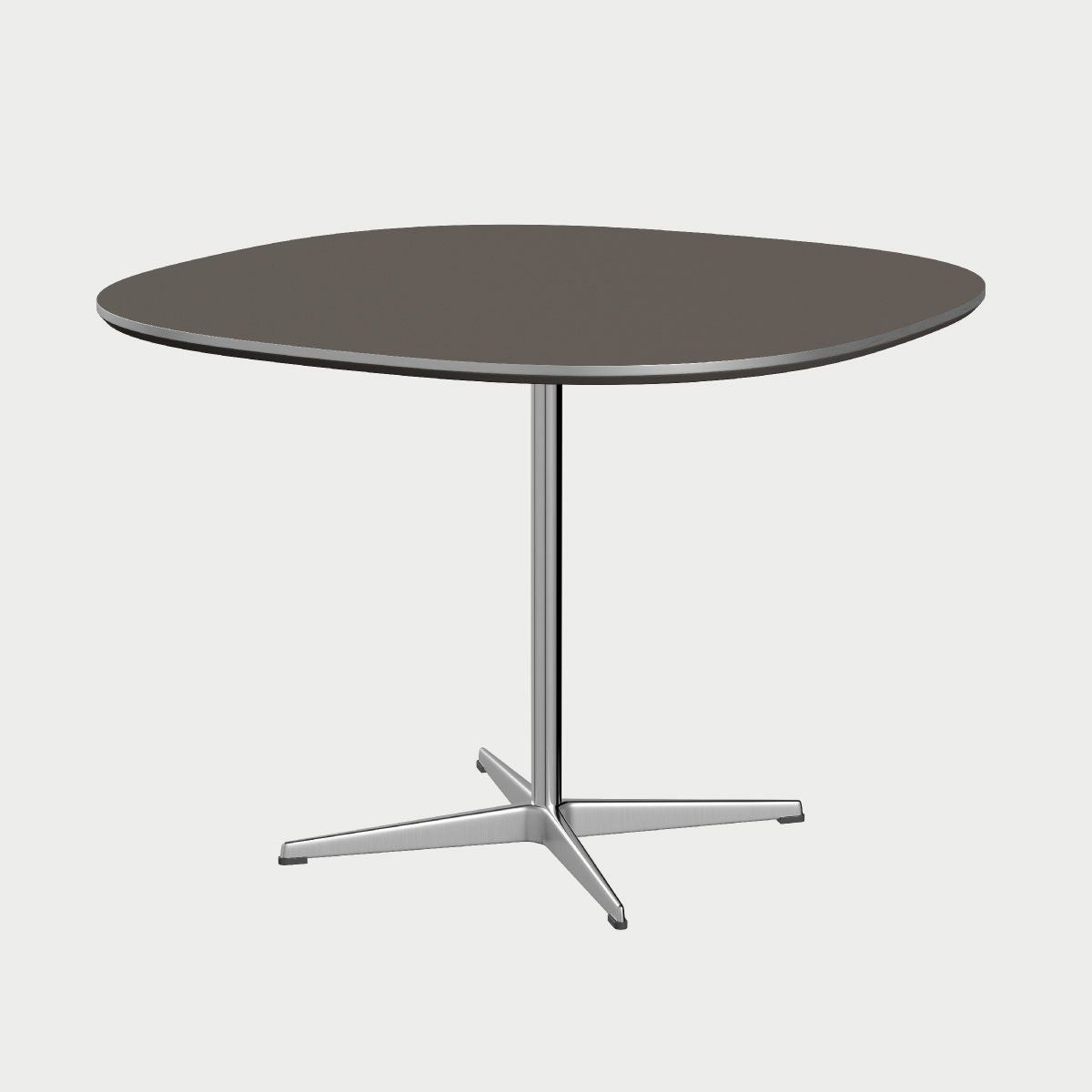 FRITZ HANSEN（フリッツ・ハンセン）SUPERCIRCULAR（スーパー円テーブル）A603（ダイニングテーブル100×100cm）ラミネート / 4スターベース グレー天板×サテン仕上げ
