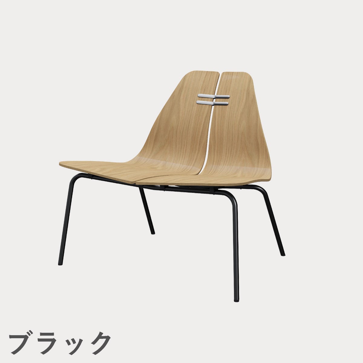 FRITZ HANSEN（フリッツ・ハンセン）PK23 ラウンジチェア / ナチュラルウッド オーク ブラック仕上げ