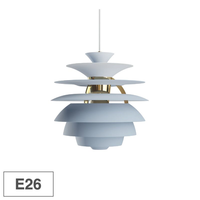 ルイスポールセン（Louis Poulsen） PH スノーボール E26 ダスティー・ブルー 真鍮メタライズド
