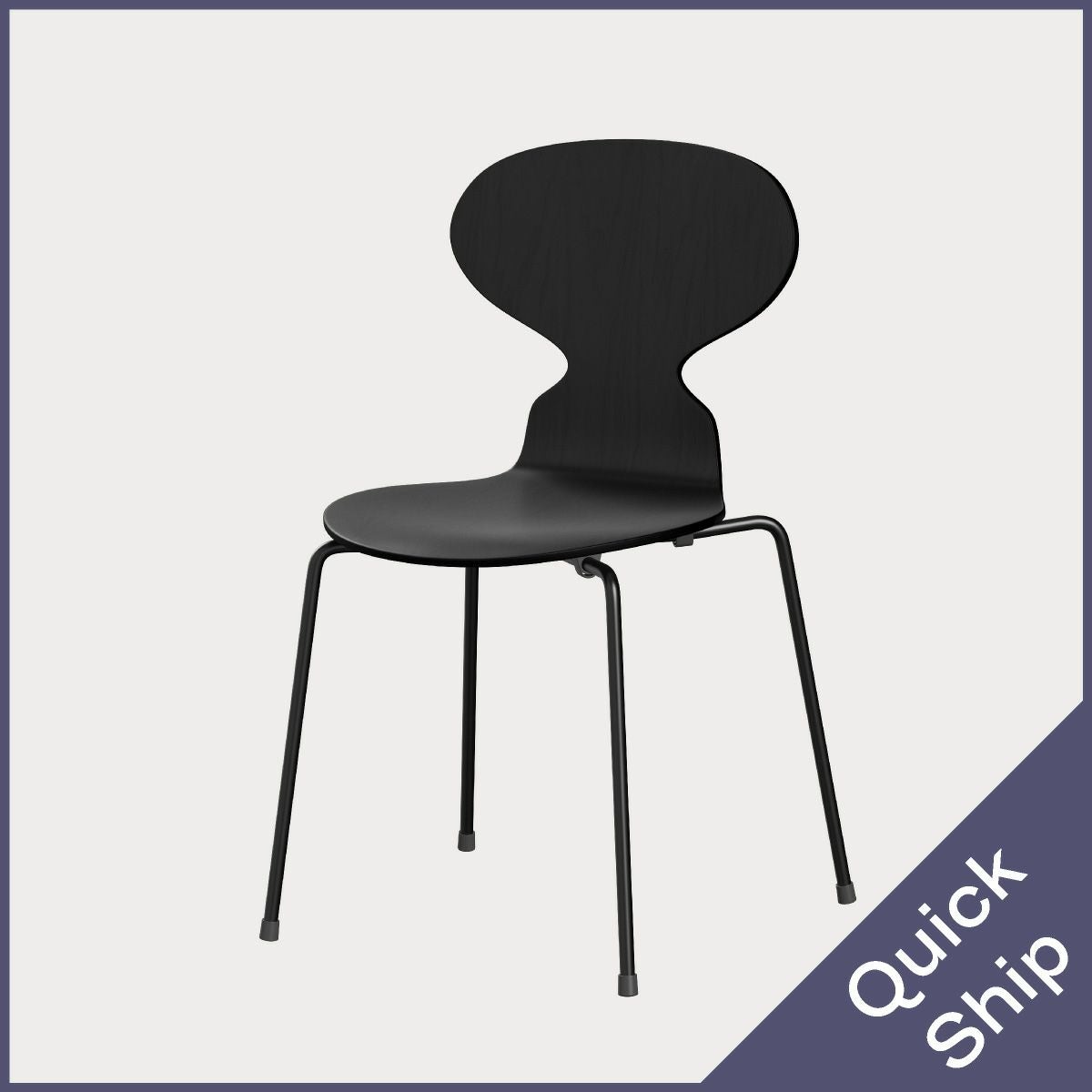 l*d様 フリッツハンセン アントチェア ブラック 4本脚（3/3) Ant chair Wood（アントチェア ウッド）/ FRITZ HANSEN（フリッツ