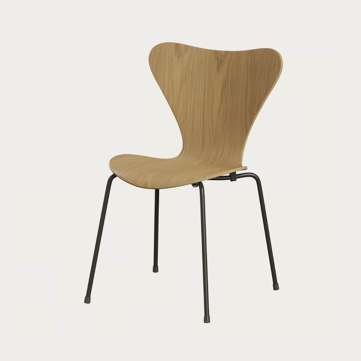 FRITZ HANSEN（フリッツ・ハンセン）SERIES 7（セブンチェア） クリアラッカー / オーク ブラウンブロンズベース