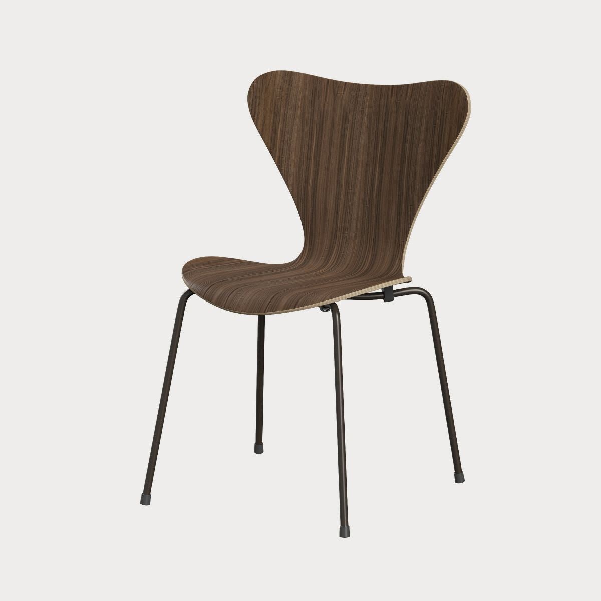 FRITZ HANSEN（フリッツ・ハンセン）SERIES 7（セブンチェア） クリアラッカー / ウォルナット ブラウンブロンズベース
