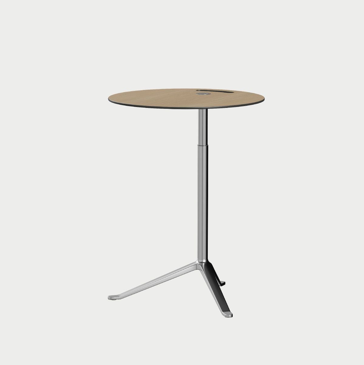 FRITZ HANSEN（フリッツ・ハンセン）LITTLEFRIEND（リトルフレンド）KS11（サイドテーブルΦ45cm昇降式） / ウッドラミネート ポリッシュベース