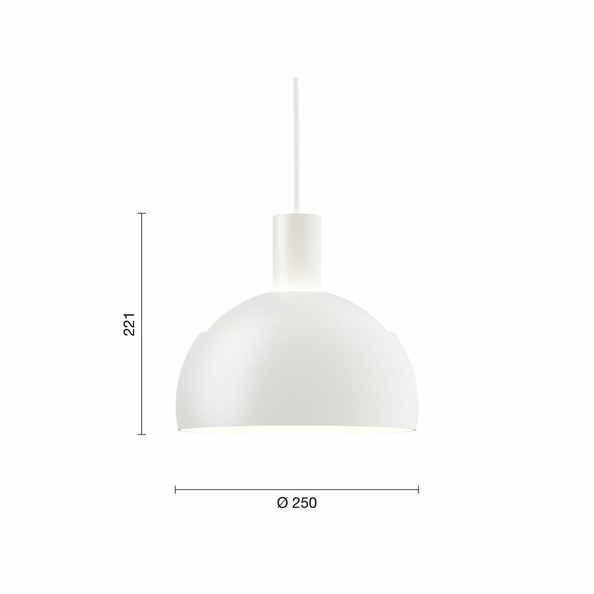 ルイスポールセン（Louis Poulsen）FJエレメンツ ペンダント ホワイト