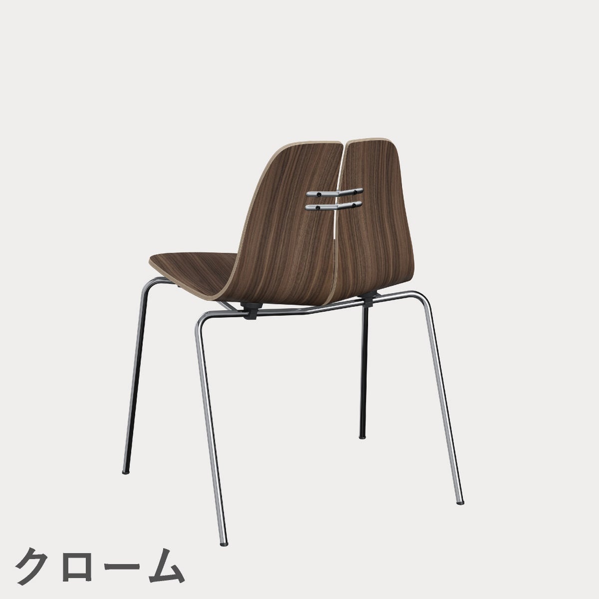 FRITZ HANSEN（フリッツ・ハンセン）PK3 ダイニングチェア / ナチュラルウッド ウォルナット クローム仕上げ