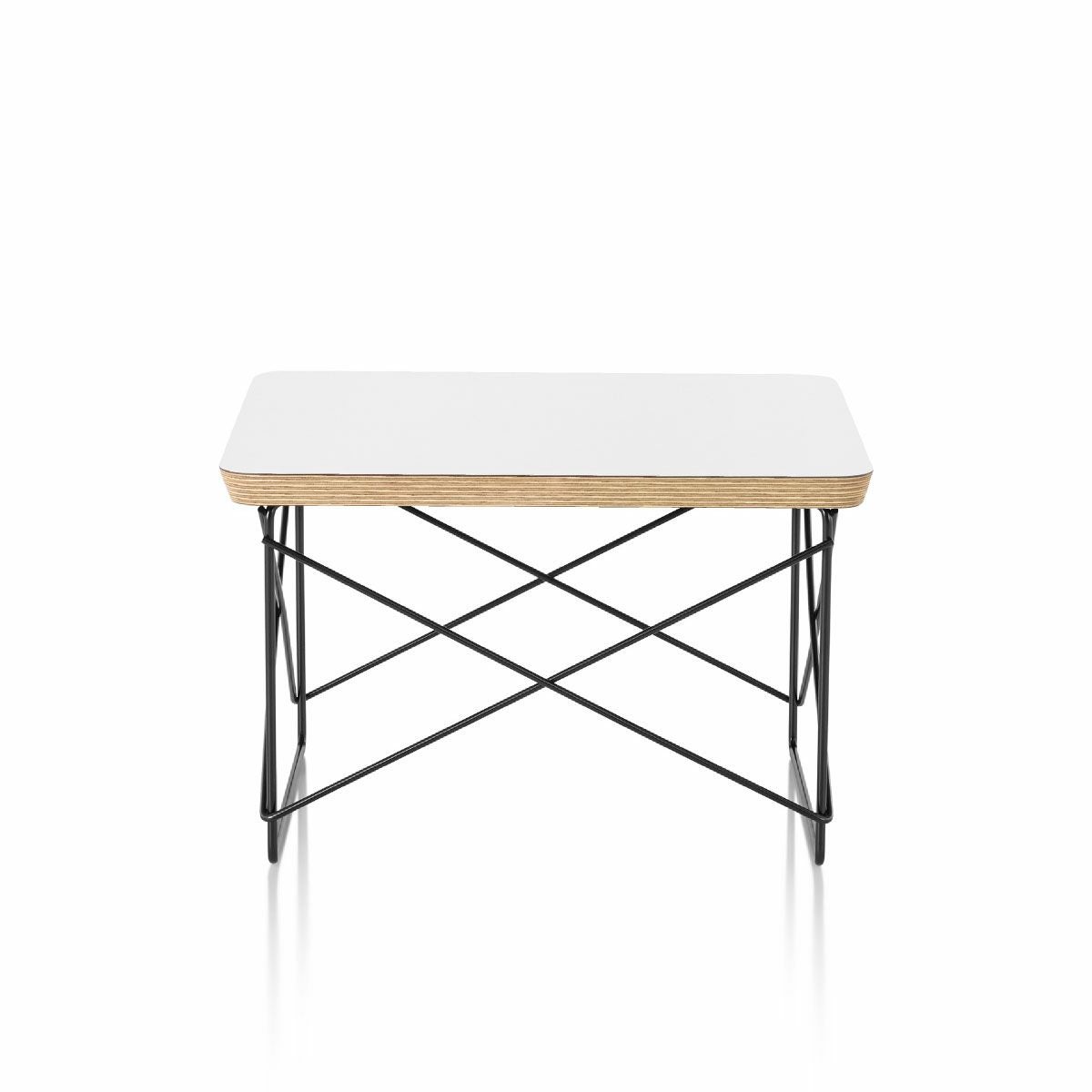 ハーマンミラー（Heramanmiller）イームズ ワイヤーベーステーブル LTRT スタジオホワイト ブラックベース［LTRT 98 BK］