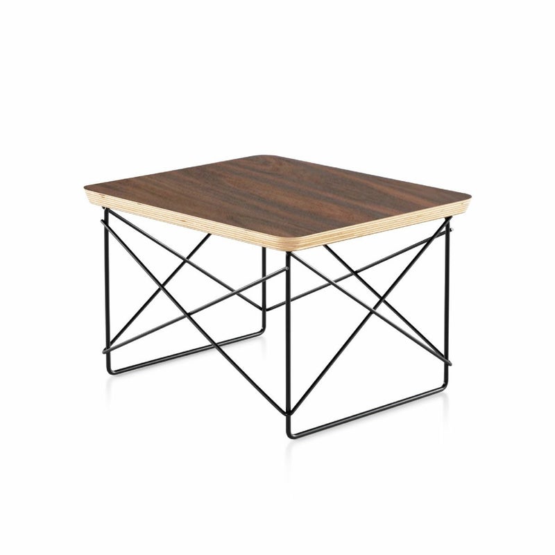 ハーマンミラー（Heramanmiller）イームズ ワイヤーベーステーブル LTRT ウォールナット ブラックベース［LTRT OU BK］