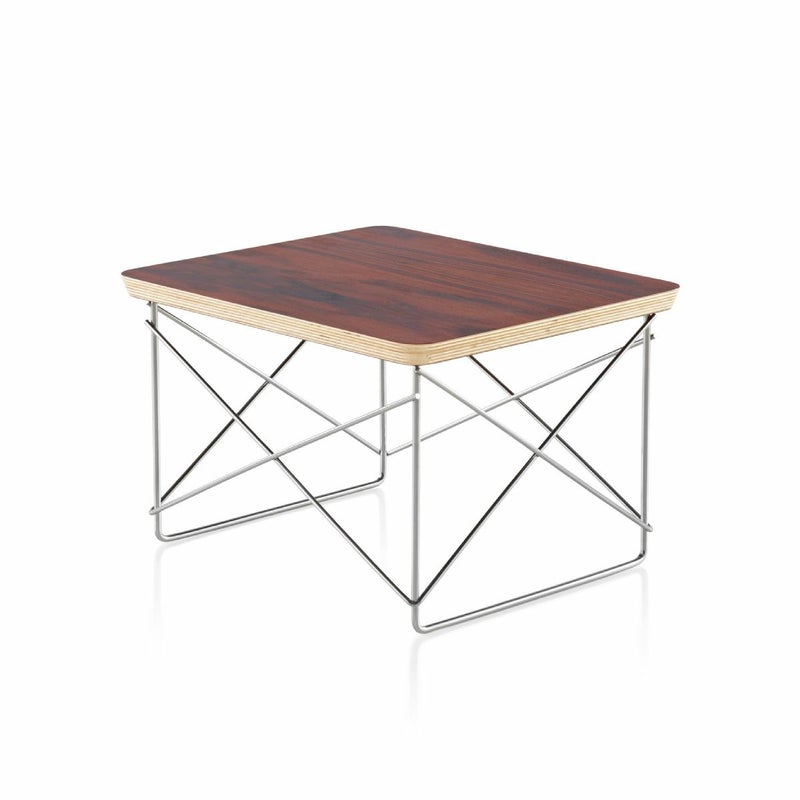 ハーマンミラー（Heramanmiller）イームズ ワイヤーベーステーブル LTRT サントスパリサンダー×クロームベース［LTRT 9N 47］