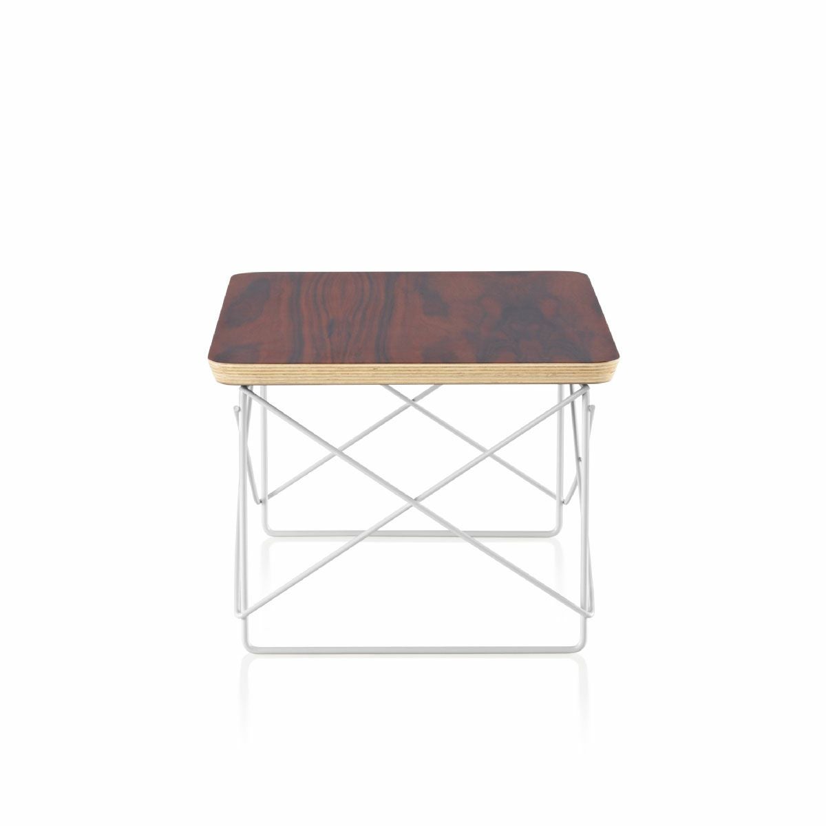 ハーマンミラー（Heramanmiller）イームズ ワイヤーベーステーブル LTRT サントスパリサンダー ホワイトベース［LTRT 9N 98］