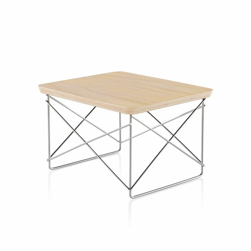 ハーマンミラー（Heramanmiller）イームズ ワイヤーベーステーブル LTRT ホワイトアッシュ×クロームベース［LTRT A2 47］