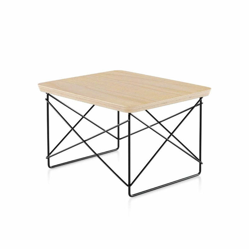 ハーマンミラー（Heramanmiller）イームズ ワイヤーベーステーブル LTRT ホワイトアッシュ ブラックベース［LTRT A2 BK］