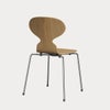 フリッツ・ハンセン（FRITZ HANSEN）ANT（アリンコチェア）4本脚 クリアラッカー / オーク クロームベース