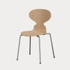 フリッツ・ハンセン（FRITZ HANSEN）ANT（アリンコチェア）4本脚 クリアラッカー / ビーチ クロームベース