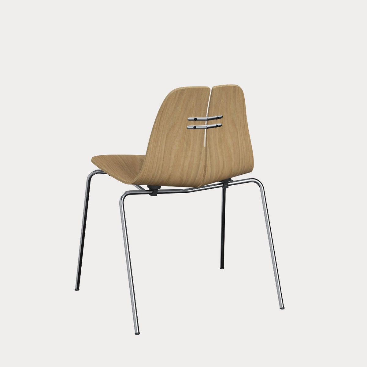 フリッツ・ハンセン（FRITZ HANSEN）PK3 ダイニングチェア / ナチュラルウッド オーク クローム仕上げ