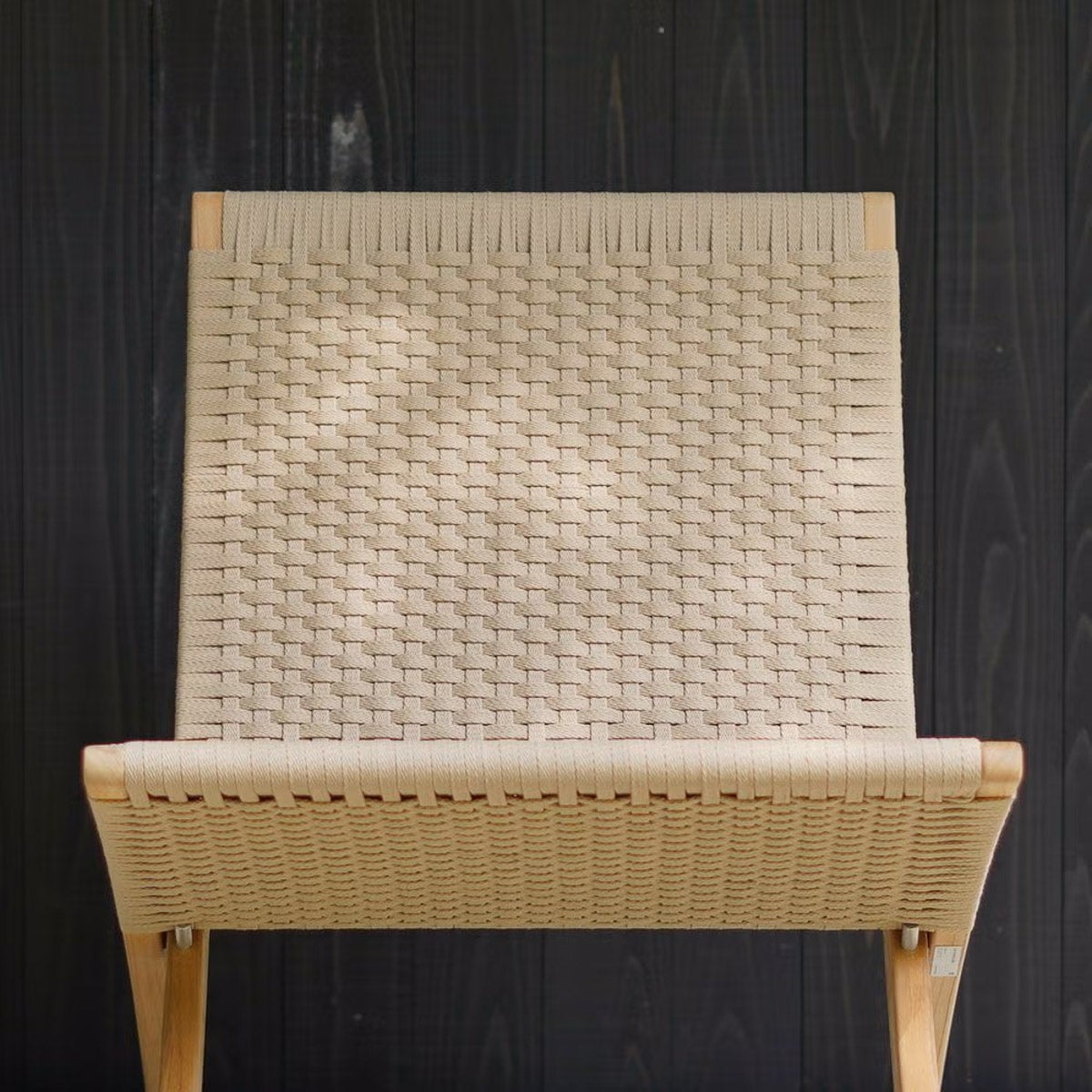 《Outdoor Campaign 2026》カール・ハンセン＆サン（CARL HANSEN & SON） MG501キューバチェア アウトドア チーク 無塗装 フラットロープ 2脚セット