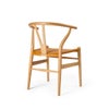 カール・ハンセン＆サン（CARL HANSEN & SON） CH24P Yチェア（レザーシート：ゴールデンブラウン） ビーチ オイルフィニッシュ