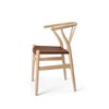 カール・ハンセン＆サン（CARL HANSEN & SON） CH24P Yチェア（レザーシート：ブラウン） オーク ソープフィニッシュ