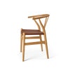 カール・ハンセン＆サン（CARL HANSEN & SON） CH24P Yチェア（レザーシート：ブラウン） オーク オイルフィニッシュ