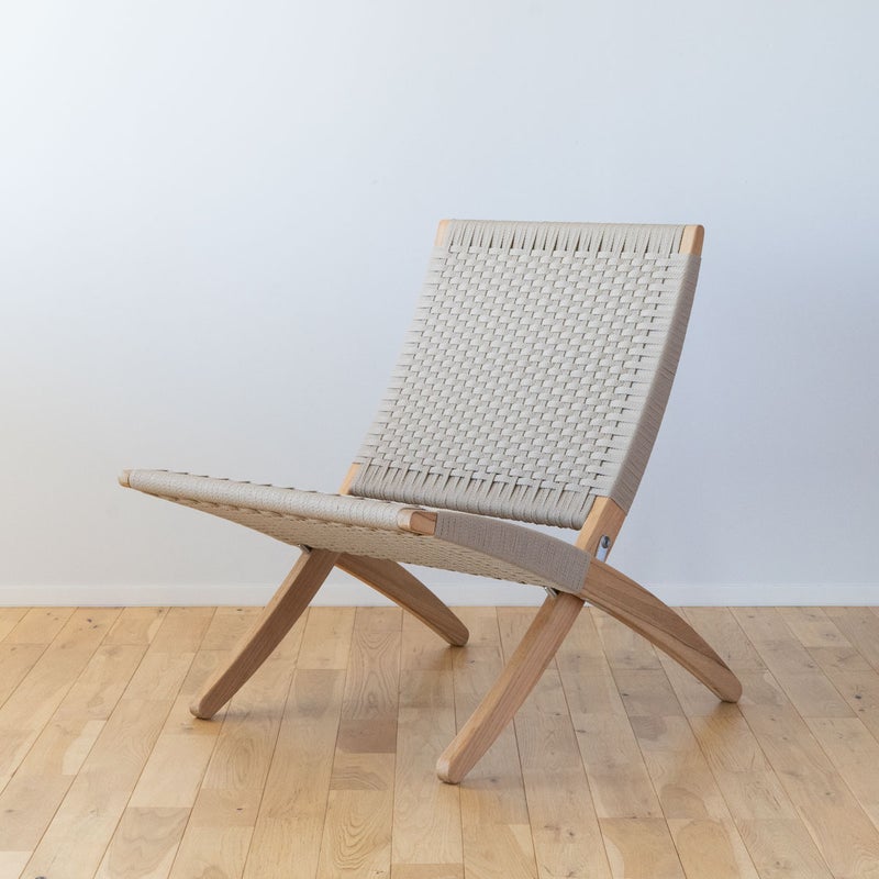 《店頭展示品》カール・ハンセン＆サン（CARL HANSEN & SON） MG501キューバチェア アウトドア チーク 無塗装 フラットロープ セサミ
