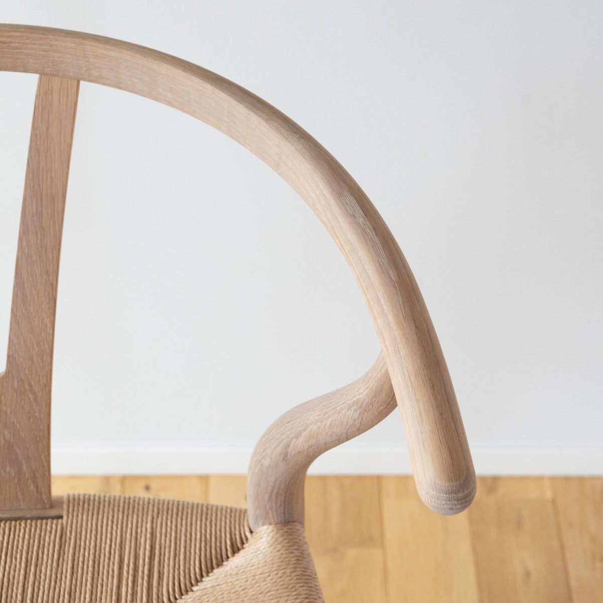 《店頭展示品》カール・ハンセン＆サン（CARL HANSEN & SON） CH24 Yチェア オーク ホワイトオイルフィニッシュ 座面高45cm 個体D